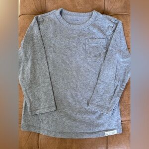 GAP Heather Gray Long Sleeve Tee